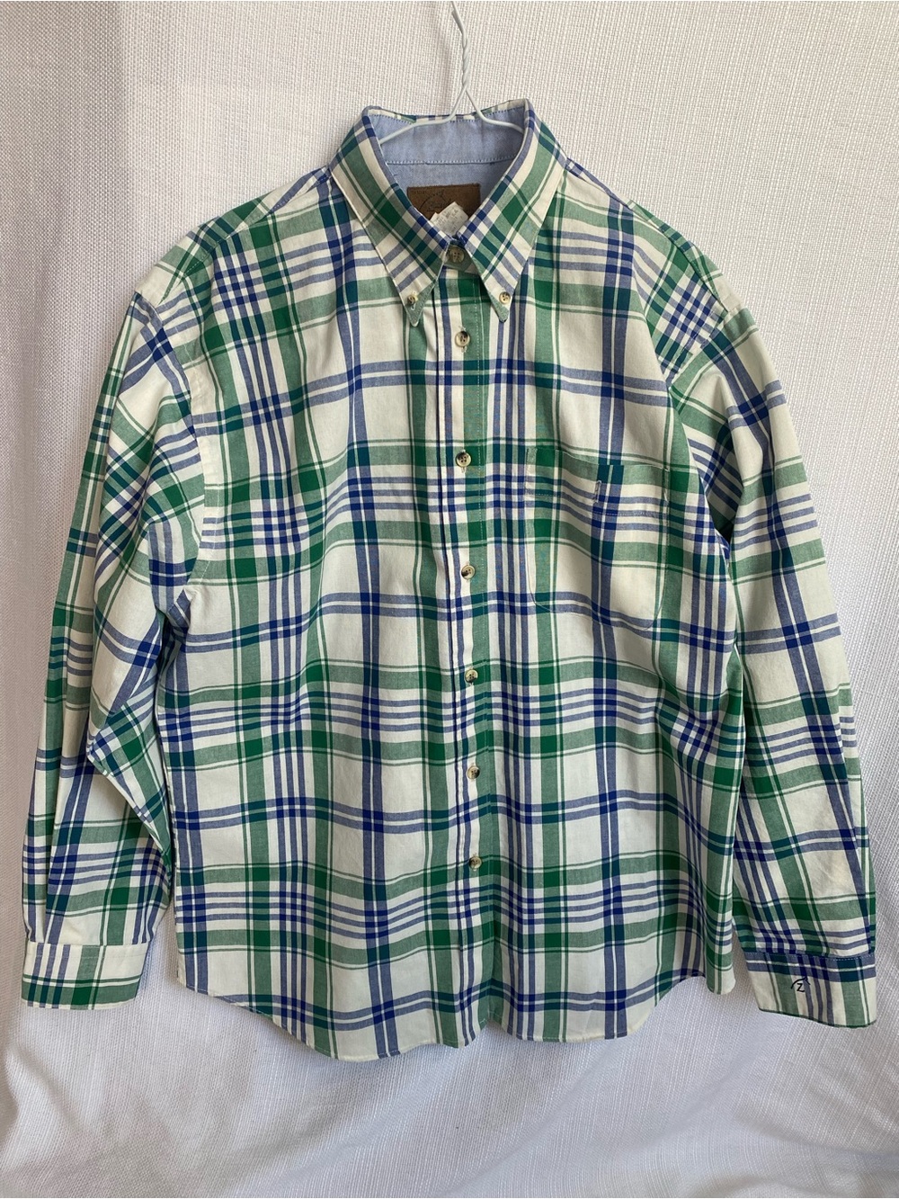 Zecuda Button Down Plaid Shirt Long Sleeve Lammies Western Wear Size Large - Picture 3 of 12
